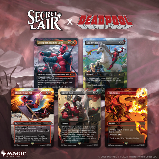 Magic the Gathering CCG: Secret Lair: Marvel's Deadpool