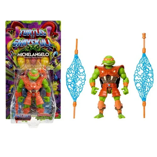 Masters of the Universe: Origins - Turtles of Grayskull - Michaelangelo 5 1/2 inch Figure