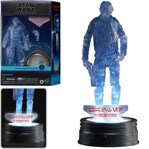Star Wars: Black Series: Holocomm Collection - Han Solo 6-Inch Action Figure (w/ Light-Up Holopuck)