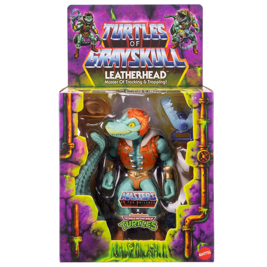 Masters of the Universe: Origins - Turtles of Grayskull - Leatherhead 5 1/2 inch Figure (Walmart Exclusive)