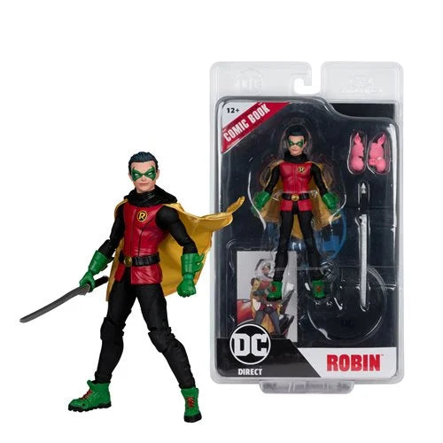 Page Punchers: DC Comics - Robin Damian Wayne Batman: Reborn 7-Inch Action Figure with Comic Book
