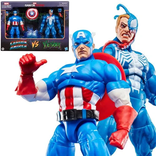 Marvel Legends - Gamerverse: Captain America vs. Venom 6-Inch Action Figure (2 Pack) (Copy)