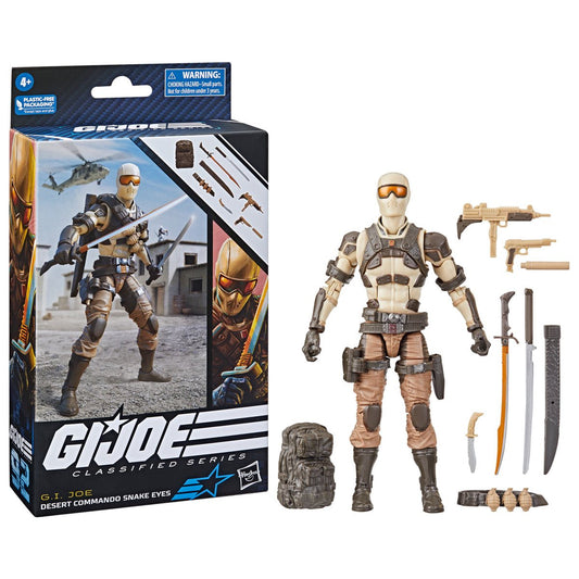G.I. Joe - Classified Series: (92) Desert Commando Snake Eyes 6-Inch Action Figure