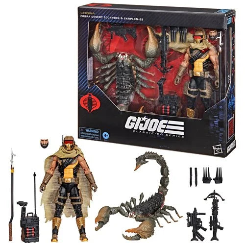G.I. Joe - Classified Series: (180) Cobra Desert Scorpion & SKRP10N-25 6-Inch Action Figure