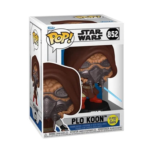 Funko Pop! Star Wars - Clone Wars Plo Koon (Glow-in-the-Dark) #852