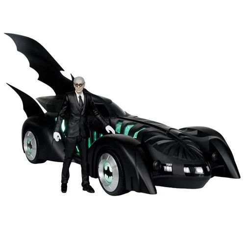 DC Multiverse - Batman Forever - Batmobile Vehicle and Alfred Pennyworth 7-Inch Scale Action Figure