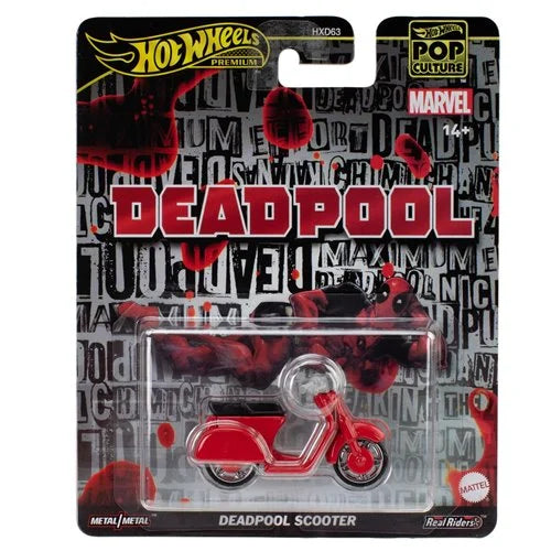 Hot Wheels: Pop Culture 2025 - Marvel Comics Deadpool Scooter