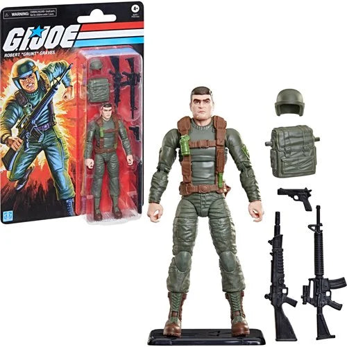 G.I. Joe - Classified Retro Cardback Series: Robert "Grunt" Graves 6-Inch Action Figure