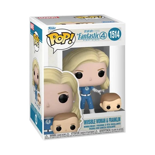 Funko Super Pop! Fantastic Four: First Steps Invisible Woman & Franklin #1514