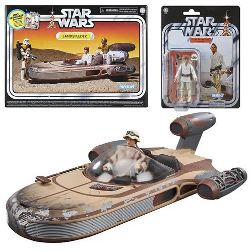 Star Wars: Vintage Collection - Star Wars: Landspeeder & Luke Skywalker (Tatooine) Vehicle 3-3/4in Action Figure