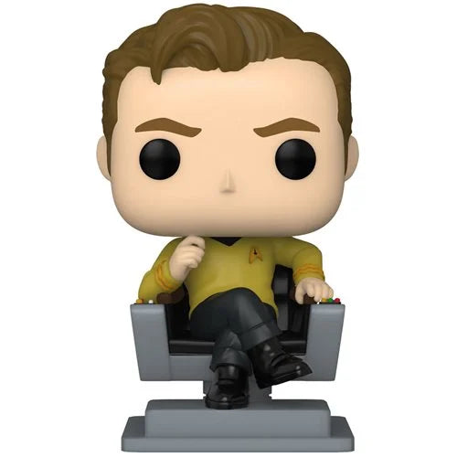 Funko Deluxe Pop! Star Trek: The Original Series Captain Kirk in Chair #1136