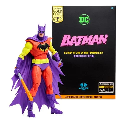 DC Multiverse - Gold Label: Batman of Zur-En-Arh: Black Light 7-Inch Scale Action Figure (Entertainment Earth Exclusive)