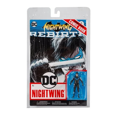 Page Punchers: DC Comics - Nightwing 3-Inch Action Figure with Comic Book