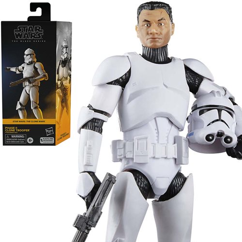 Star Wars: Black Series: The Clone Wars - Phase II Clone Trooper Action 6-Inch Figure