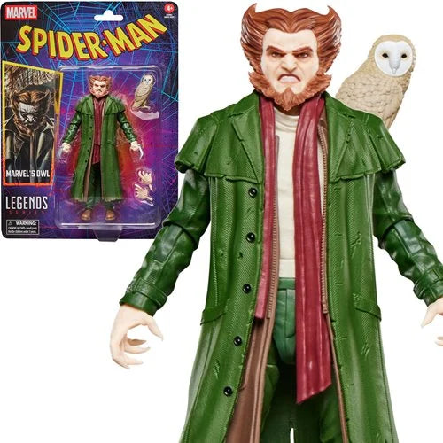 Marvel Legends - Spider-Man: Owl Retro Card 6-inch Action Figure