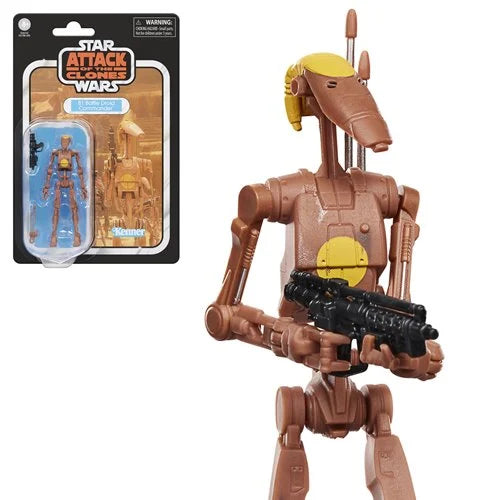 Star Wars: Vintage Collection - Attack of the Clones: B1 Battle Droid Commander 3-3/4in Action Figure