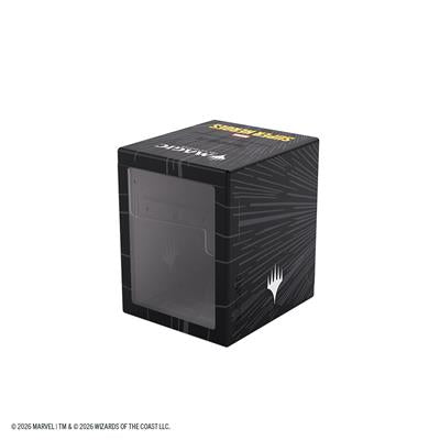 Deck Box - Bastion 100+ XL: MTG Marvel Super Heroes - Comic Burst Black