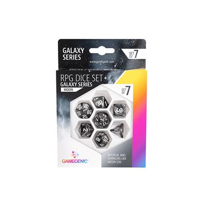 RPG Dice Set (7): Galaxy Series - Moon