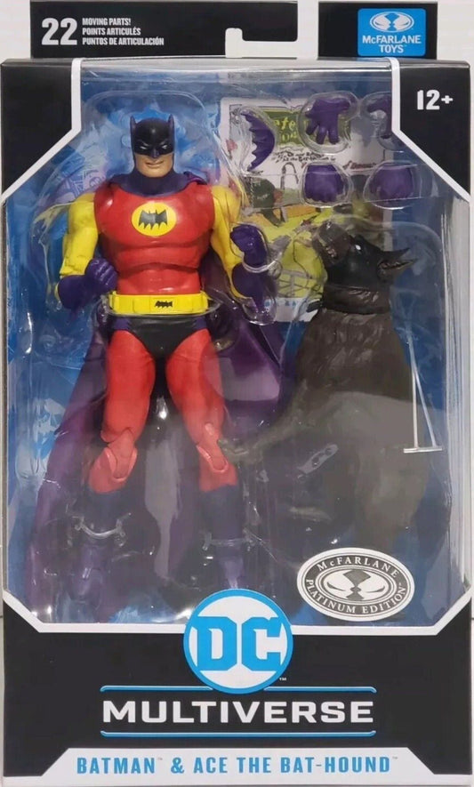 DC Multiverse - Batman and Ace the Bat-Hound Silver Age 7-Inch Scale Action Figure (Platinum Edition)
