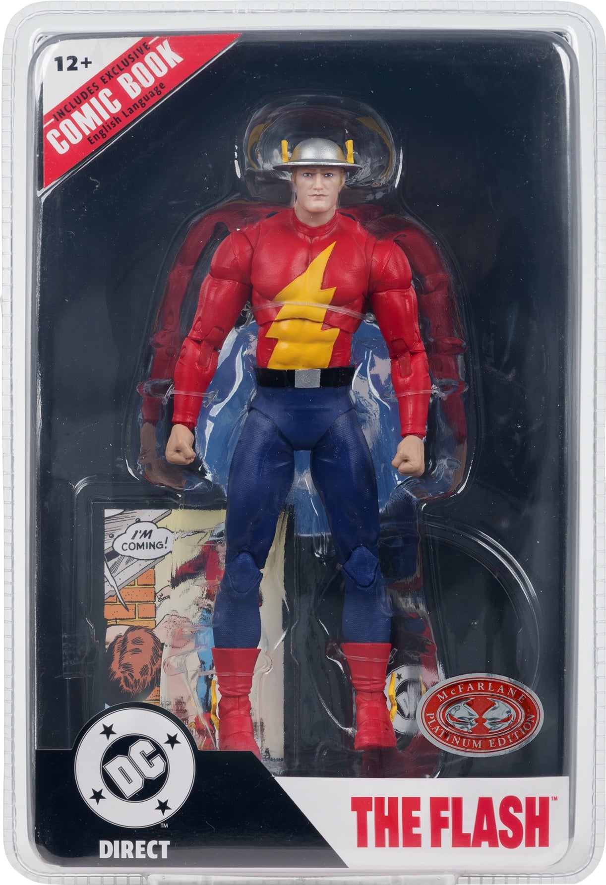 Page Punchers: DC Direct 7in Figure with Comic - The Flash #123 - Jay Garrick Flash (Platinum)