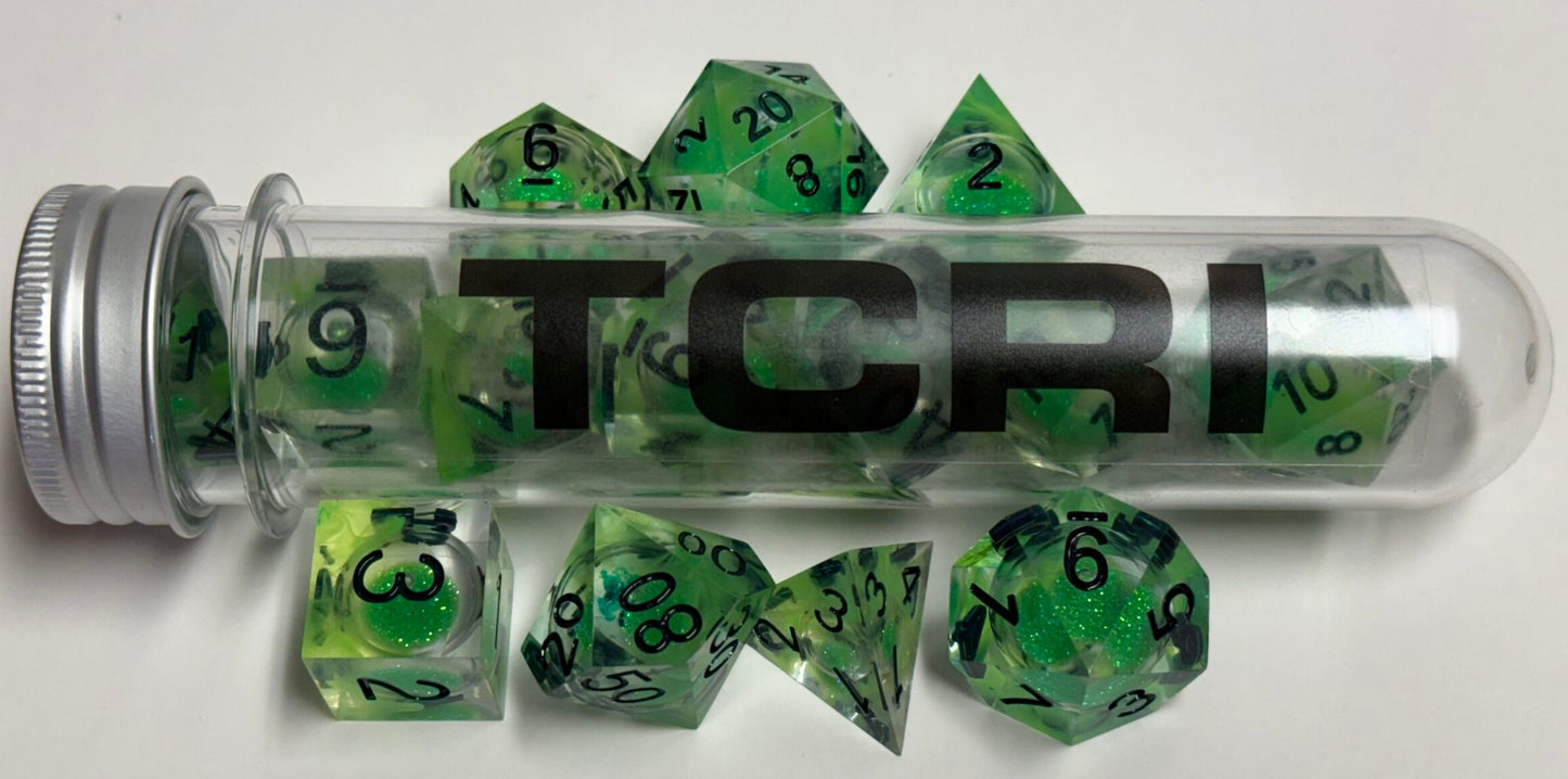 Teenage Mutant Ninja Turtles RPG: Mutagen Green Dice Set