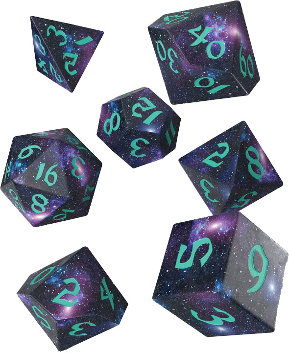 Full Art Poly Dice - Stardust