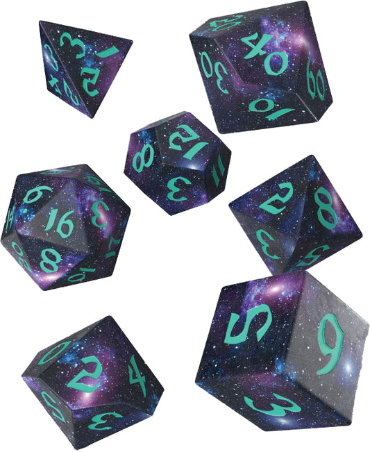 Full Art Poly Dice - Stardust