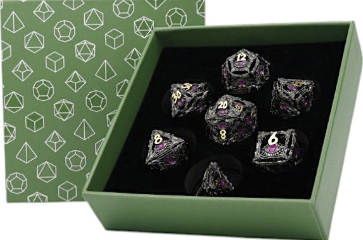LPG Dice - Dragon Eye Dice Set - Black/Gold