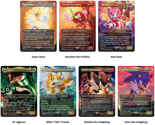 Magic the Gathering CCG: Secret Lair Sonic - Friends and Foes Regular/Non-Foil