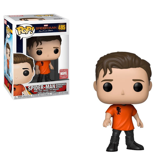 Funko Pop! Spider-Man Far From Home: Spider-Man (Borrowed Jersey) #485 (Collector Corps)