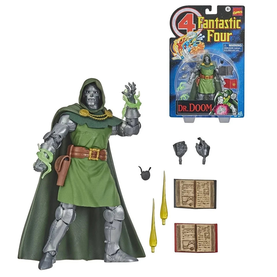 Fantastic Four Vintage Legends - Doctor Doom Retro Card 6-inch Action Figure