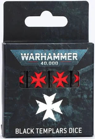 Warhammer 40k - Dice: Black Templars