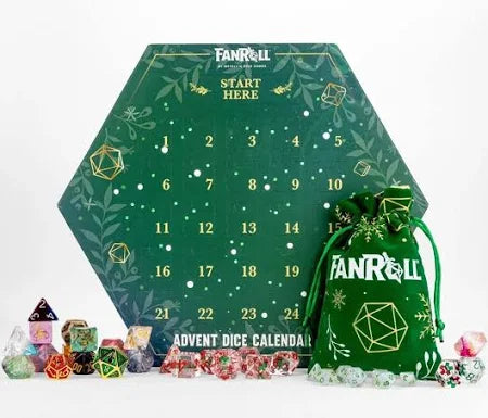 Fan Roll Advent Dice Calendar (2025)