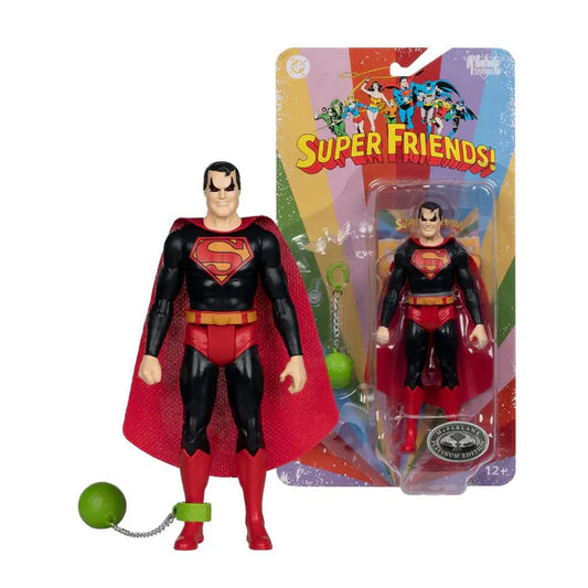 DC Retro - Super Friends: Superman - Universe of Evil 6-in Action Figure (Platinum)