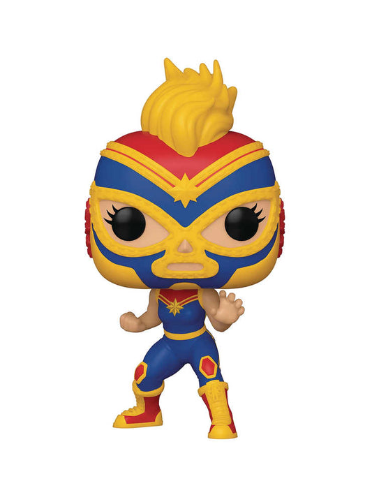 Funko Pop! Marvel Luchadores Captain Marvel Vinyl Figure