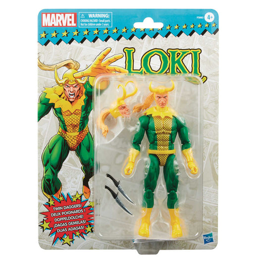 Marvel Legends - Retro Loki Retro Card 6-inch Action Figure