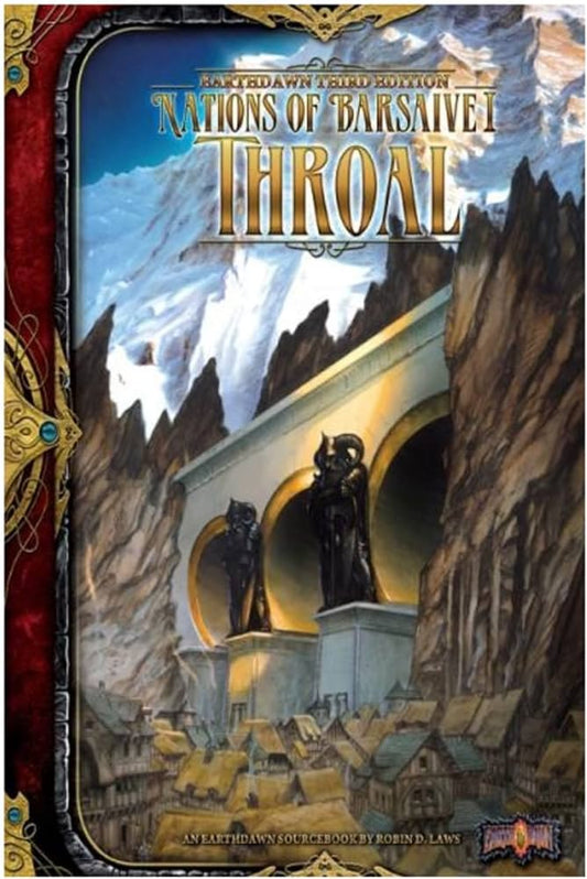 Earthdawn Role Playing Game Nations Barsaive Volume 01 Throal